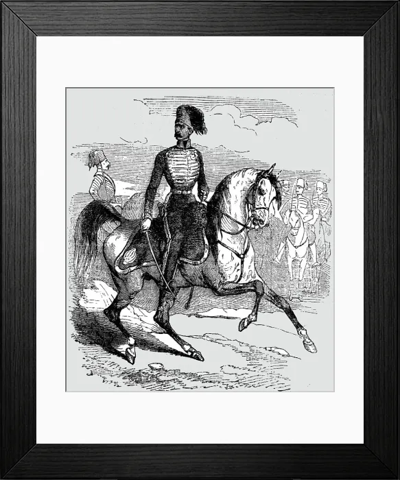 Framed Print : Turkish Cavalry, 1854. Creator: Unknown Framed Print : Turkish Cavalry, 1854. Creator: Unknown