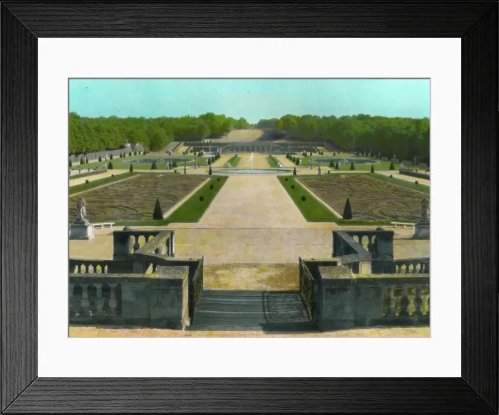 Framed Print : Chateau of Vaux-Le-Vicomte, Maincy, Seine-et-Marne, France, 1925. Creator: Frances Benjamin Johnston Framed Print : Chateau of Vaux-Le-Vicomte, Maincy, Seine-et-Marne, France, 1925. Creator: Frances Benjamin Johnston