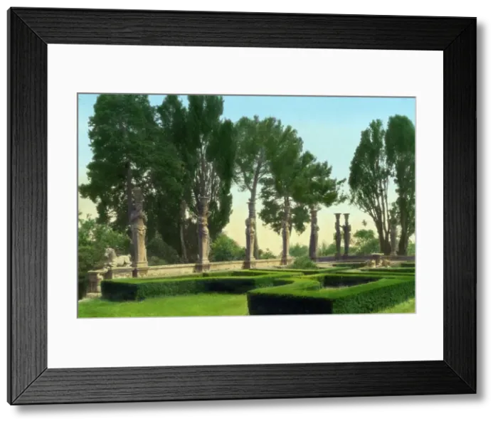 Framed Print : Villa Farnese, Caprarola, Lazio, Italy, 1925. Creator: Frances Benjamin Johnston Framed Print : Villa Farnese, Caprarola, Lazio, Italy, 1925. Creator: Frances Benjamin Johnston