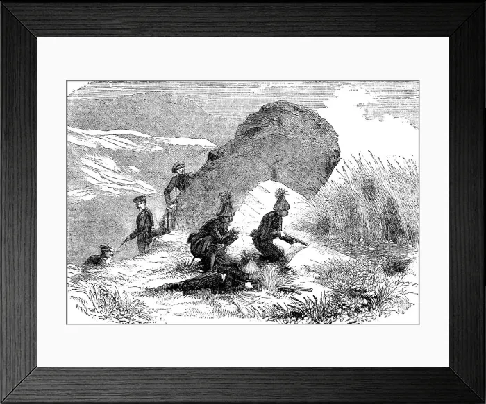 Framed Print : Russian outposts in the Caucasus, 1854. Creator: Unknown