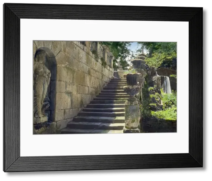 Framed Print : Villa Lante, Bagnaia, Lazio, Italy, 1925. Creator: Frances Benjamin Johnston Framed Print : Villa Lante, Bagnaia, Lazio, Italy, 1925. Creator: Frances Benjamin Johnston