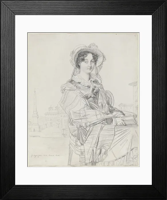 Framed Print : Mrs. Charles Badham, 1816. Creator: Jean-Auguste-Dominique Ingres Framed Print : Mrs. Charles Badham, 1816. Creator: Jean-Auguste-Dominique Ingres