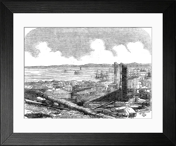 Framed Print : The Chief Harbour of Gallipoli, 1854. Creator: Unknown Framed Print : The Chief Harbour of Gallipoli, 1854. Creator: Unknown