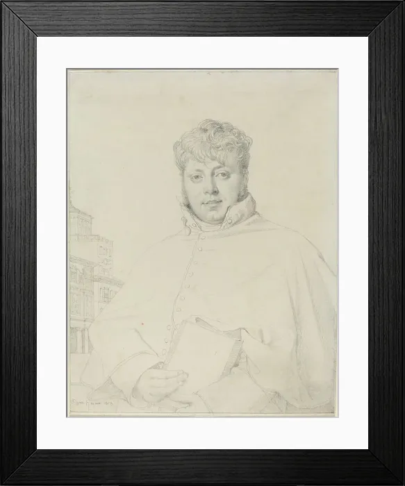 Framed Print : Auguste-Jean-Marie Guénepin, 1809. Creator: Jean-Auguste-Dominique Ingres Framed Print : Auguste-Jean-Marie Guénepin, 1809. Creator: Jean-Auguste-Dominique Ingres
