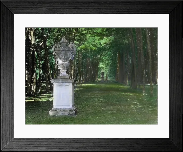 Framed Print : Chateau of Bre´au, Dammarie-le`s-Lys, Seine-et-Marne, France, 1925. Creator: Frances Benjamin Johnston Framed Print : Chateau of Bre´au, Dammarie-le`s-Lys, Seine-et-Marne, France, 1925. Creator: Frances Benjamin Johnston