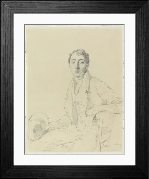 Framed Print : Dr. Louis Martinet, 1826. Creator: Jean-Auguste-Dominique Ingres Framed Print : Dr. Louis Martinet, 1826. Creator: Jean-Auguste-Dominique Ingres