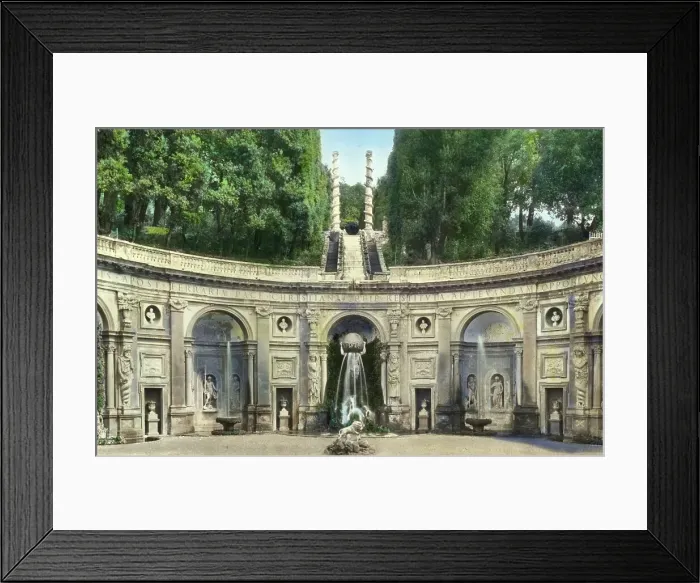 Framed Print : Villa Aldobrandini, Frascati, Lazio, Italy, 1925. Creator: Frances Benjamin Johnston Framed Print : Villa Aldobrandini, Frascati, Lazio, Italy, 1925. Creator: Frances Benjamin Johnston
