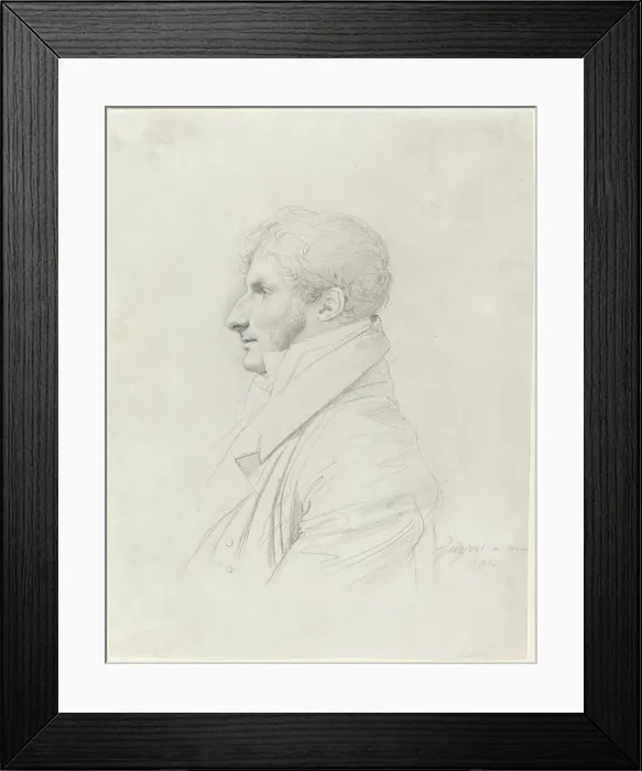 Framed Print : Philippe Mengin de Bionval, 1812. Creator: Jean-Auguste-Dominique Ingres Framed Print : Philippe Mengin de Bionval, 1812. Creator: Jean-Auguste-Dominique Ingres