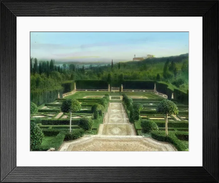 Framed Print : Villa I Tatti, Ponte a Mensola, near Settignano, Italy, 1925. Creator: Frances Benjamin Johnston Framed Print : Villa I Tatti, Ponte a Mensola, near Settignano, Italy, 1925. Creator: Frances Benjamin Johnston
