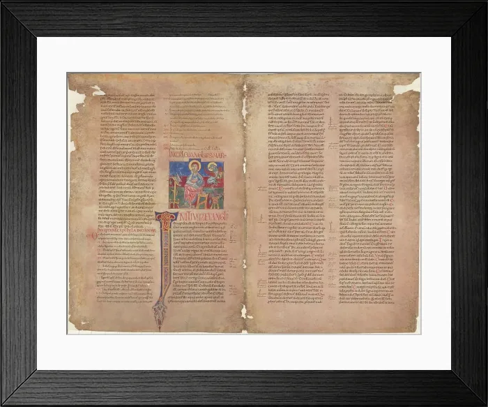 Framed Print : Saint Mark, fourth quarter 12th century. Creator: Unknown Framed Print : Saint Mark, fourth quarter 12th century. Creator: Unknown