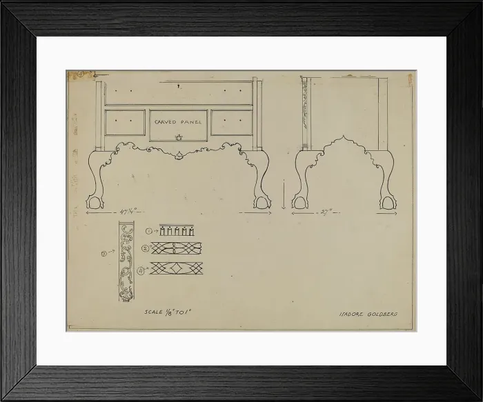 Framed Print : Highboy, 1935 / 1942. Creator: Unknown Framed Print : Highboy, 1935 / 1942. Creator: Unknown