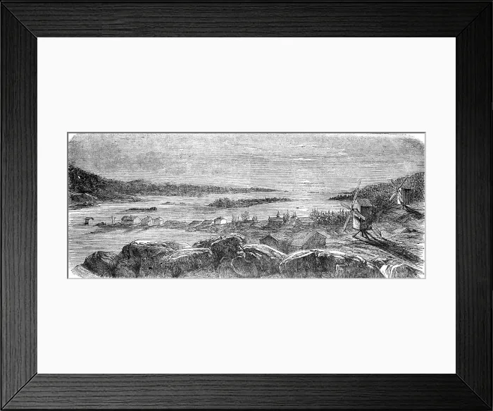 Framed Print : The Gulf of Finland from Lorisa (Russia), 1854. Creator: Unknown Framed Print : The Gulf of Finland from Lorisa (Russia), 1854. Creator: Unknown