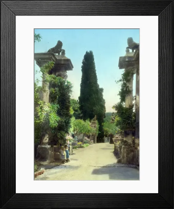 Framed Print : Villa Falconieri, Frascati, Lazio, Italy, 1925. Creator: Frances Benjamin Johnston Framed Print : Villa Falconieri, Frascati, Lazio, Italy, 1925. Creator: Frances Benjamin Johnston
