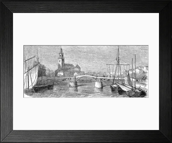 Framed Print : The City of ABC, in Finland (Russia), 1854. Creator: Unknown Framed Print : The City of ABC, in Finland (Russia), 1854. Creator: Unknown