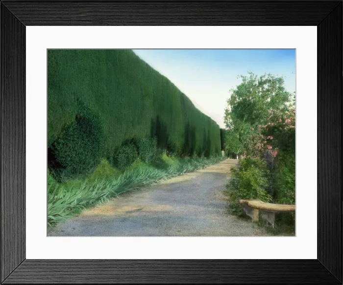 Framed Print : Villa Gamberaia, Settignano, Tuscany, Italy, 1925. Creator: Frances Benjamin Johnston Framed Print : Villa Gamberaia, Settignano, Tuscany, Italy, 1925. Creator: Frances Benjamin Johnston