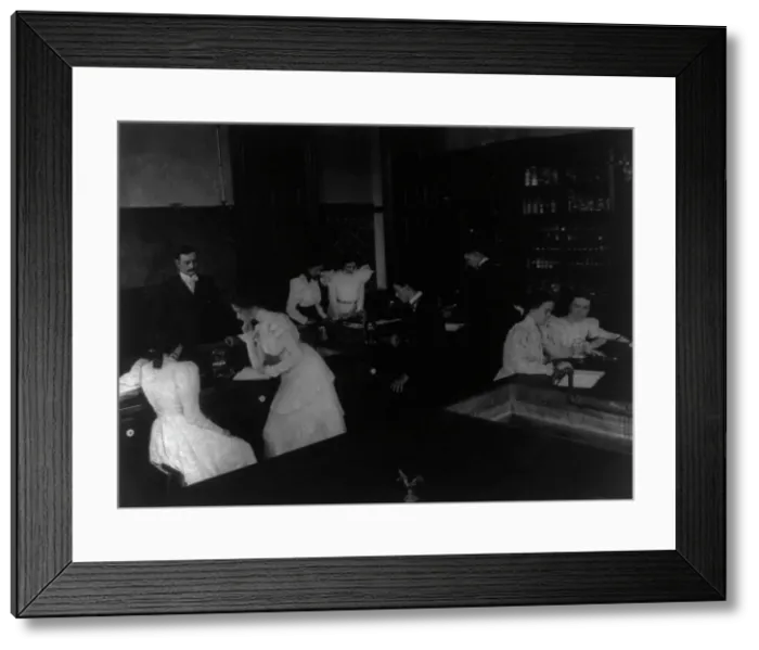Framed Print : Washington, D.C. Public Schools - classroom scenes and school activities, (1899?). Creator: Frances Benjamin Johnston Framed Print : Washington, D.C. Public Schools - classroom scenes and school activities, (1899?). Creator: Frances Benjamin Johnston