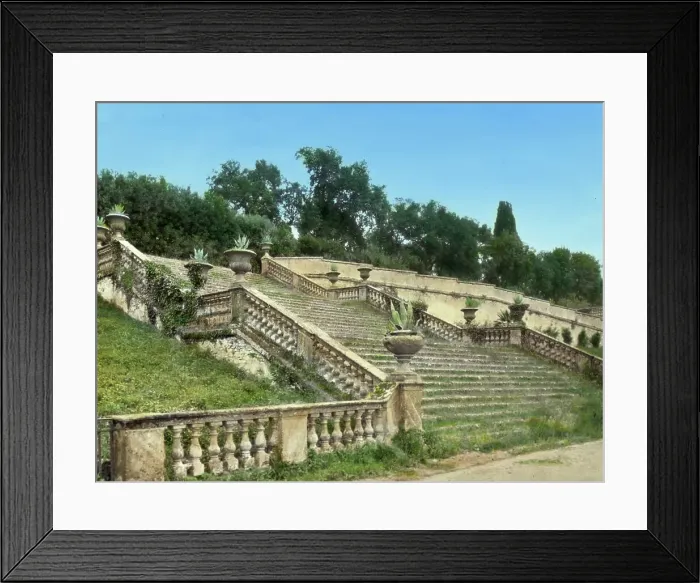 Framed Print : Villa Torlonia, Frascati, Lazio, Italy, 1925. Creator: Frances Benjamin Johnston Framed Print : Villa Torlonia, Frascati, Lazio, Italy, 1925. Creator: Frances Benjamin Johnston