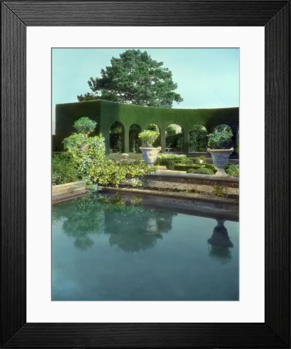 Framed Print : Villa Gamberaia, Settignano, Tuscany, Italy, 1925. Creator: Frances Benjamin Johnston Framed Print : Villa Gamberaia, Settignano, Tuscany, Italy, 1925. Creator: Frances Benjamin Johnston