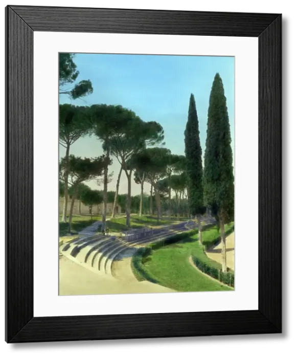Framed Print : Villa Borghese, Rome, Lazio, Italy, 1925. Creator: Frances Benjamin Johnston Framed Print : Villa Borghese, Rome, Lazio, Italy, 1925. Creator: Frances Benjamin Johnston