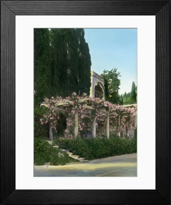 Framed Print : Villa Bel Riposo, San Domenico, Tuscany, Italy, 1925. Creator: Frances Benjamin Johnston Framed Print : Villa Bel Riposo, San Domenico, Tuscany, Italy, 1925. Creator: Frances Benjamin Johnston