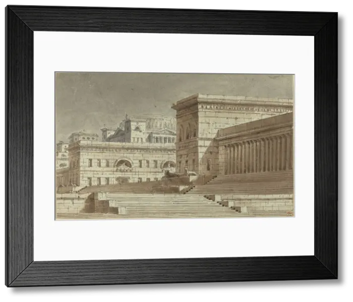 Framed Print : Stage Design. Creator: Unknown Framed Print : Stage Design. Creator: Unknown