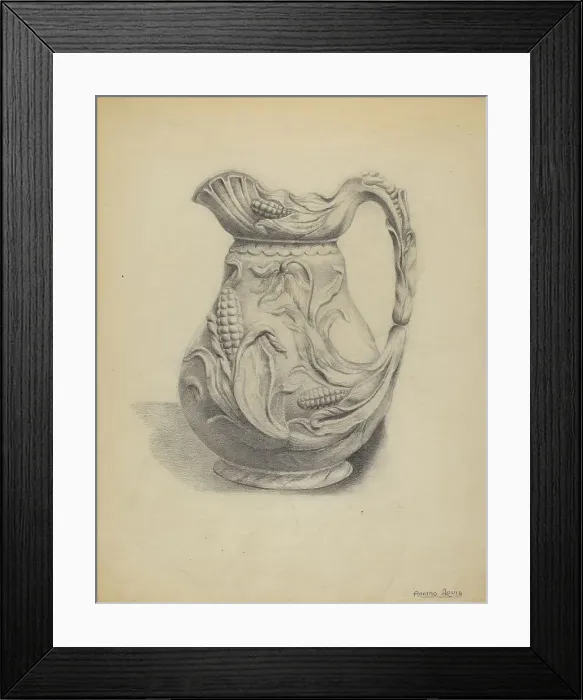 Framed Print : Pitcher, 1935 / 1942. Creator: Louis Annino Framed Print : Pitcher, 1935 / 1942. Creator: Louis Annino