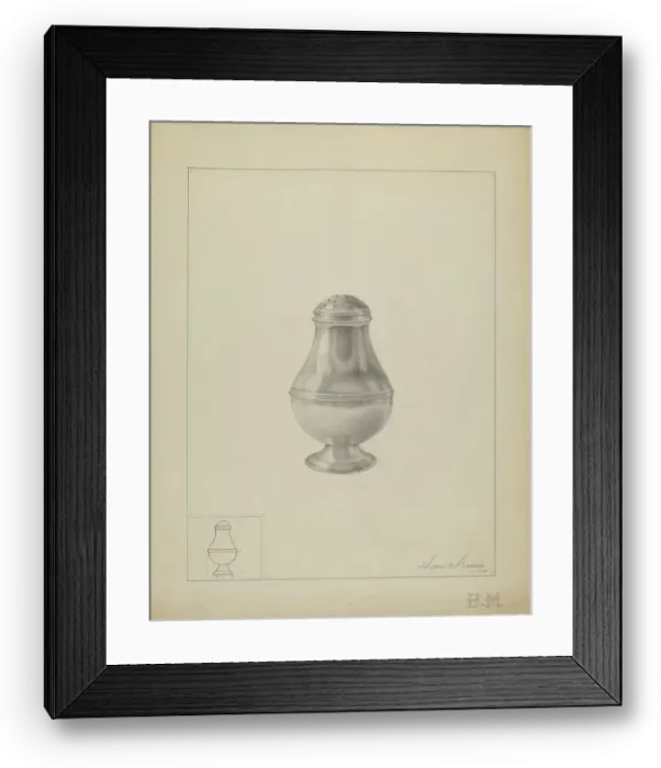 Framed Print : Silver Caster, 1936. Creator: Louis Annino Framed Print : Silver Caster, 1936. Creator: Louis Annino
