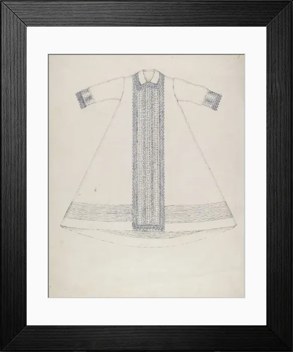 Framed Print : Nightgown, c. 1936. Creator: Evelyn Bailey Framed Print : Nightgown, c. 1936. Creator: Evelyn Bailey