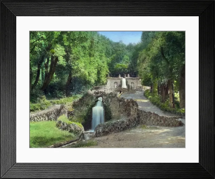 Framed Print : Villa Aldobrandini, Frascati, Lazio, Italy, 1925. Creator: Frances Benjamin Johnston Framed Print : Villa Aldobrandini, Frascati, Lazio, Italy, 1925. Creator: Frances Benjamin Johnston