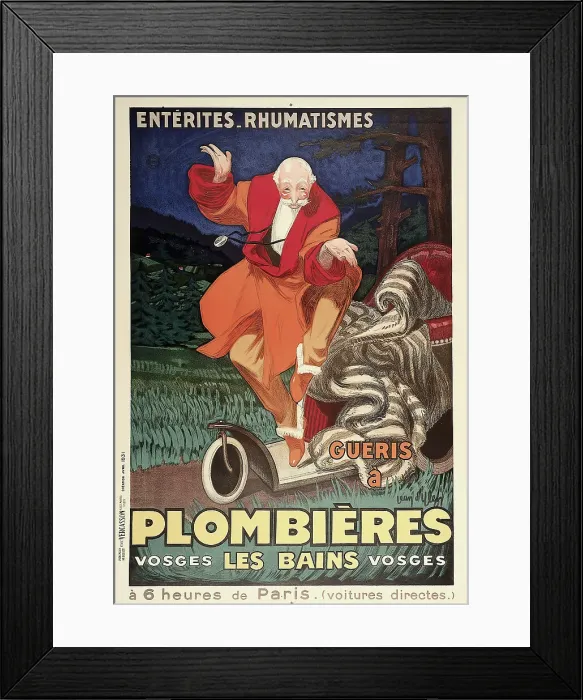 Framed Print : Plombières-les-Bains, 1931. Creator: Cappiello, Leonetto (1875-1942) Framed Print : Plombières-les-Bains, 1931. Creator: Cappiello, Leonetto (1875-1942)