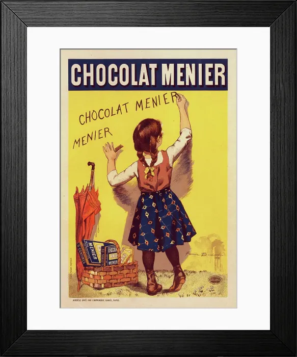 Framed Print : Chocolat Menier, 1896. Creator: Bouisset, Firmin (1859-1925) Framed Print : Chocolat Menier, 1896. Creator: Bouisset, Firmin (1859-1925)