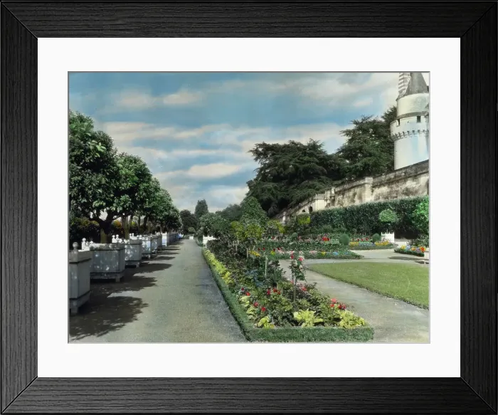 Framed Print : Chateau of Usse´, Rigny-Usse´, Indre-et-Loire, France, 1925. Creator: Frances Benjamin Johnston Framed Print : Chateau of Usse´, Rigny-Usse´, Indre-et-Loire, France, 1925. Creator: Frances Benjamin Johnston