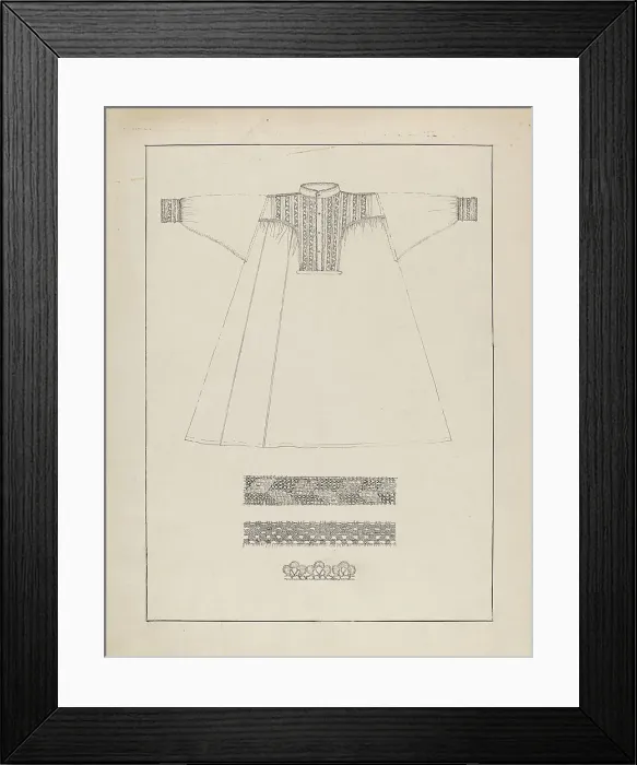 Framed Print : Nightgown, c. 1936. Creator: Evelyn Bailey Framed Print : Nightgown, c. 1936. Creator: Evelyn Bailey