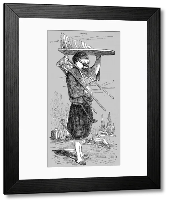 Framed Print : Pastrycook; Industrious Classes in Constantinople, 1854. Creator: Unknown Framed Print : Pastrycook; Industrious Classes in Constantinople, 1854. Creator: Unknown