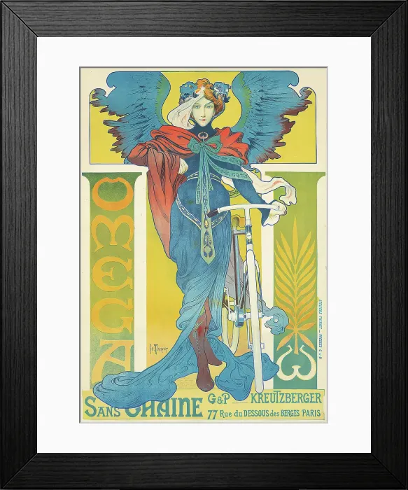 Framed Print : Omega, 1897. Creator: Thiriet, Henri (1873-1946) Framed Print : Omega, 1897. Creator: Thiriet, Henri (1873-1946)