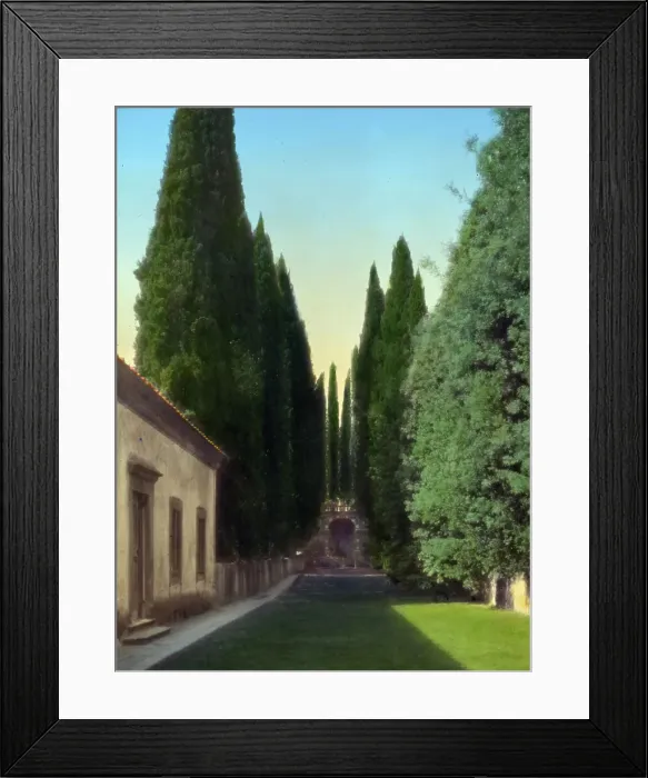 Framed Print : Villa d'Este, Tivoli, Lazio, Italy, 1925. Creator: Frances Benjamin Johnston Framed Print : Villa d'Este, Tivoli, Lazio, Italy, 1925. Creator: Frances Benjamin Johnston