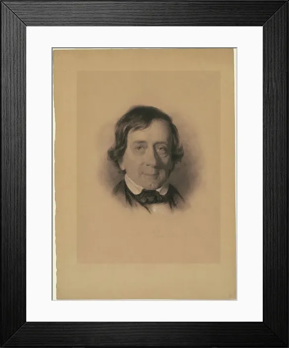 Framed Print : Richard Peters, c. 1842. Creator: Eastman Johnson Framed Print : Richard Peters, c. 1842. Creator: Eastman Johnson