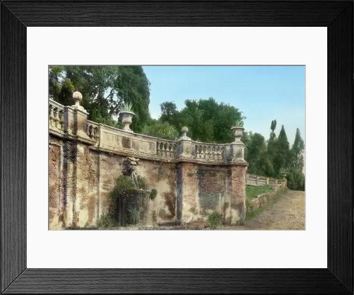 Framed Print : Villa Torlonia, Frascati, Lazio, Italy, 1925. Creator: Frances Benjamin Johnston Framed Print : Villa Torlonia, Frascati, Lazio, Italy, 1925. Creator: Frances Benjamin Johnston