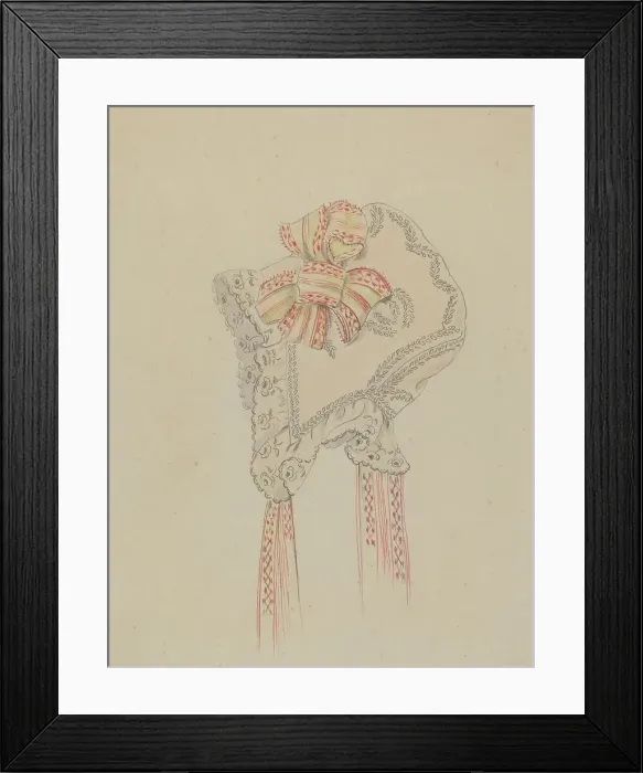 Framed Print : Cap, c. 1936. Creator: Jessie M. Benge Framed Print : Cap, c. 1936. Creator: Jessie M. Benge