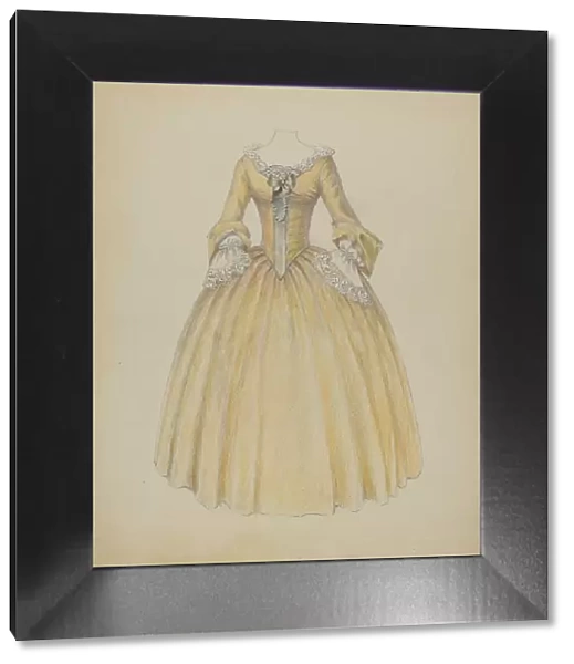 Dress, c. 1940. Creator: Jessie M. Benge