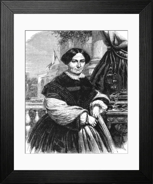 Framed Print : Queen Maria Christina of Spain, 1854. Creator: Unknown Framed Print : Queen Maria Christina of Spain, 1854. Creator: Unknown