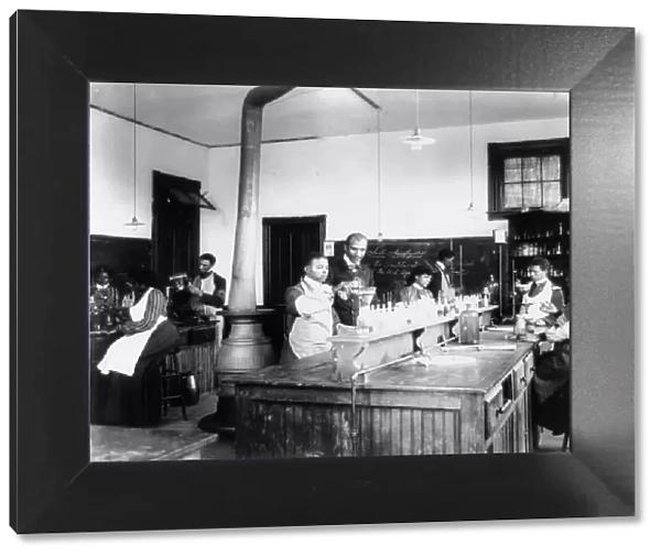 Laboratory at Tuskegee Institute, Alabama, 1902. Creator: Frances Benjamin Johnston