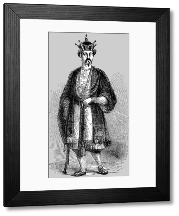 Framed Print : General Orgoni; The Burman Empire, 1854. Creator: Unknown Framed Print : General Orgoni; The Burman Empire, 1854. Creator: Unknown