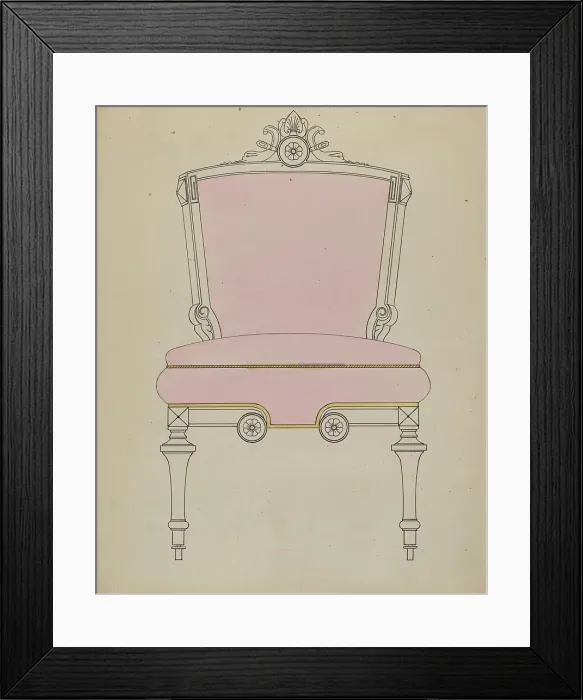 Framed Print : Chair, 1936. Creator: Jack Bochner Framed Print : Chair, 1936. Creator: Jack Bochner