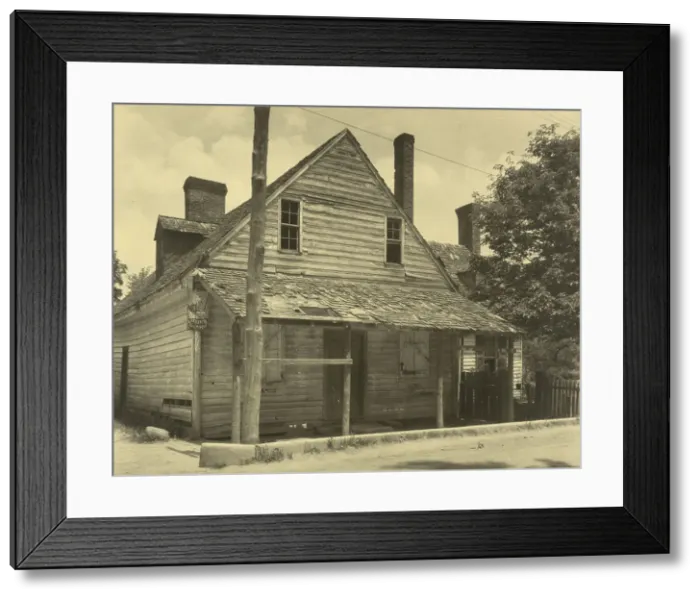 Framed Print : Frank Hill's old store, Scott's Hill, Falmouth, between 1925 and 1929. Creator: Frances Benjamin Johnston Framed Print : Frank Hill's old store, Scott's Hill, Falmouth, between 1925 and 1929. Creator: Frances Benjamin Johnston