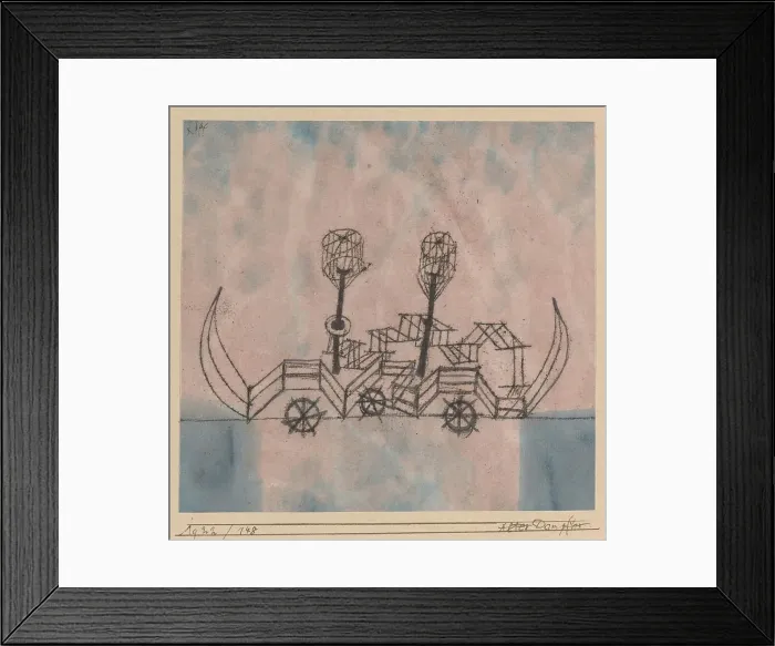 Framed Print : Alter Dampfer (Old Steamboat), 1922. Creator: Paul Klee Framed Print : Alter Dampfer (Old Steamboat), 1922. Creator: Paul Klee