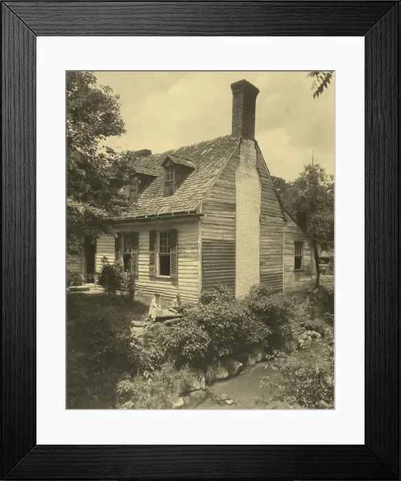 Framed Print : Hill's old house, torn down 1928, Scott's Hill, Falmouth, 1928. Creator: Frances Benjamin Johnston Framed Print : Hill's old house, torn down 1928, Scott's Hill, Falmouth, 1928. Creator: Frances Benjamin Johnston