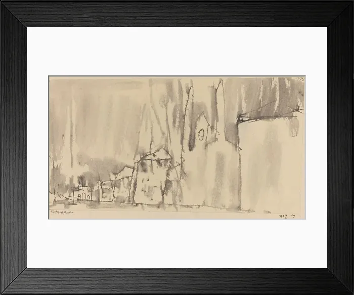 Framed Print : Ludwigstrasse, 1912. Creator: Paul Klee Framed Print : Ludwigstrasse, 1912. Creator: Paul Klee