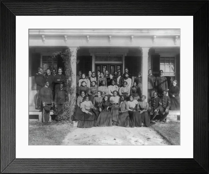 Framed Print : Hampton Institute, Va. - the choir, 1899 or 1900. Creator: Frances Benjamin Johnston Framed Print : Hampton Institute, Va. - the choir, 1899 or 1900. Creator: Frances Benjamin Johnston