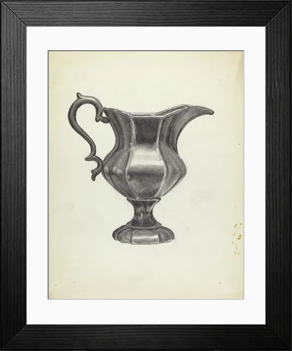 Framed Print : Pitcher, 1935 / 1942. Creator: Francis Borelli Framed Print : Pitcher, 1935 / 1942. Creator: Francis Borelli